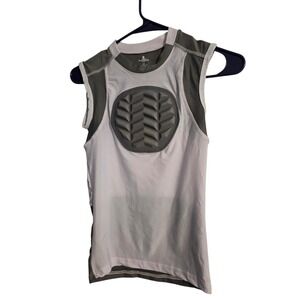 Exxact Sports Youth Baseball Chest Protector, Padded Compression Shirt